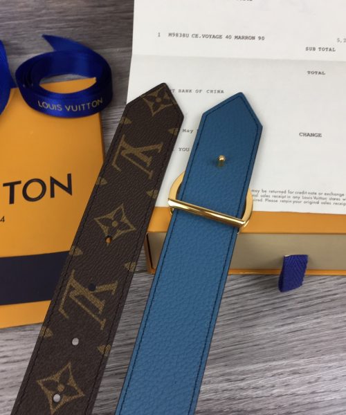 1:1 Replica Louis Vuitton LV Circle Reversible Belt Monogram Canvas, LV Women Belt
