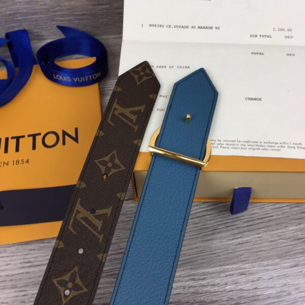 1:1 Replica Louis Vuitton LV Circle Reversible Belt Monogram Canvas, LV Women Belt