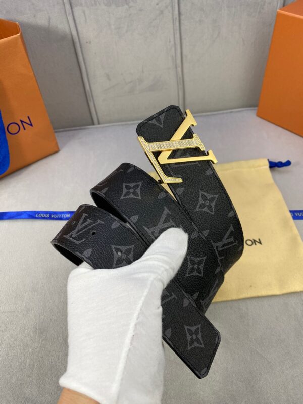 1:1 Replica Louis Vuitton LV Diamond Reversible Belt Monogram Canvas, LV Women Belt