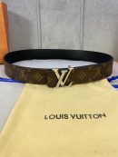 1:1 Replica Louis Vuitton LV Diamond Reversible Belt Monogram Canvas, LV Women Belt
