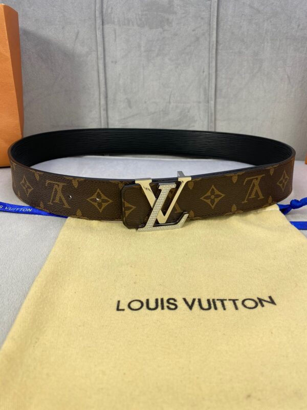 1:1 Replica Louis Vuitton LV Diamond Reversible Belt Monogram Canvas, LV Women Belt
