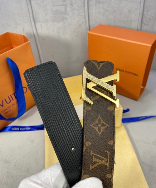 1:1 Replica Louis Vuitton LV Diamond Reversible Belt Monogram Canvas, LV Women Belt