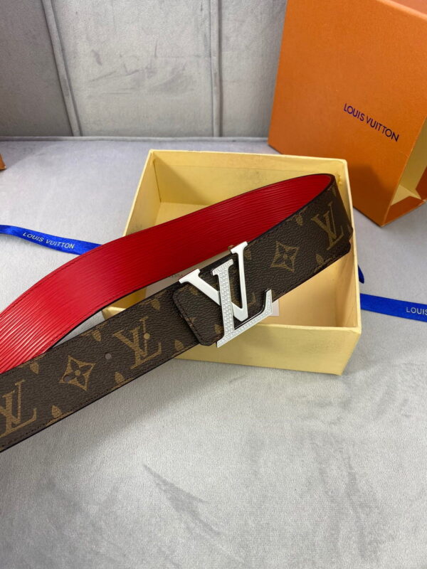 1:1 Replica Louis Vuitton LV Diamond Reversible Belt Monogram Eclipse, LV Women Belt