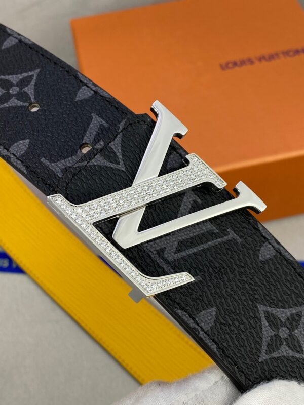 1:1 Replica Louis Vuitton LV Diamond Reversible Belt Monogram Eclipse, LV Women Belt