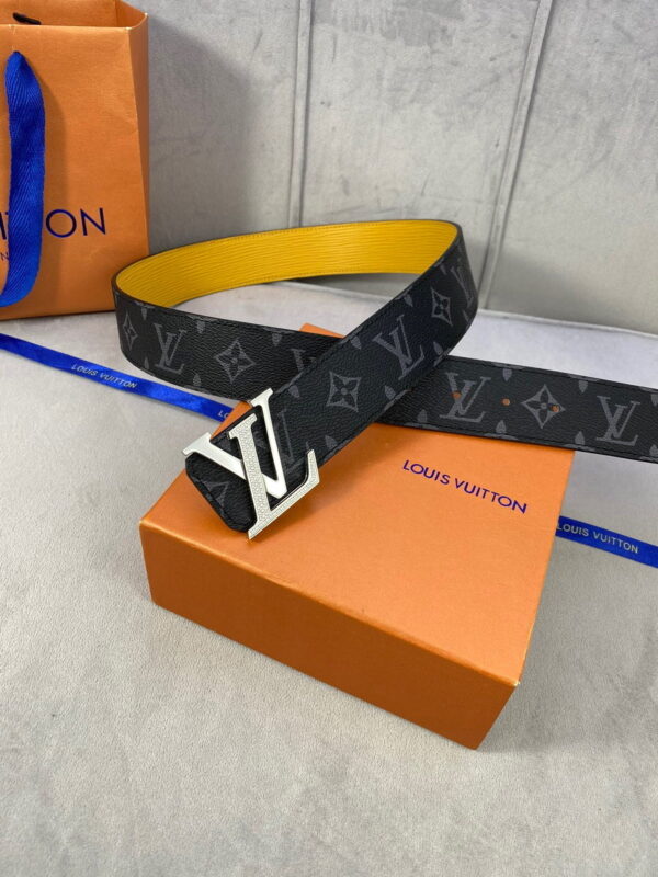 1:1 Replica Louis Vuitton LV Diamond Reversible Belt Monogram Eclipse, LV Women Belt