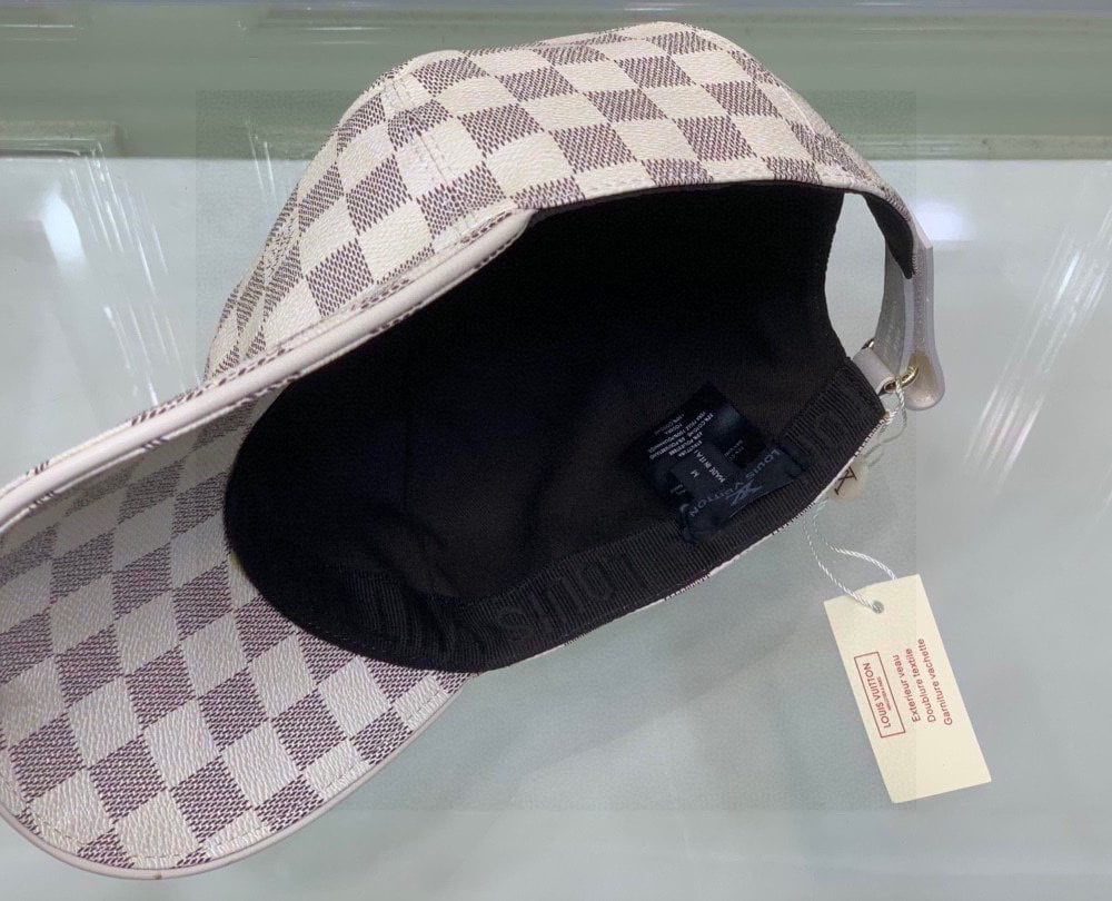 Louis Vuitton LV Get Ready Cap Damier White LV Cap