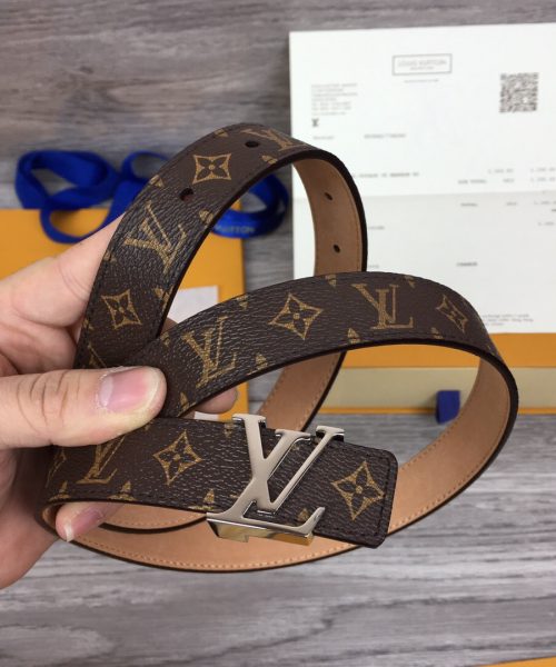 1:1 Replica Louis Vuitton LV Iconic Reversible Belt Monogram Canvas, LV Women Belt M0527V