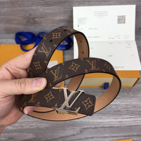 1:1 Replica Louis Vuitton LV Iconic Reversible Belt Monogram Canvas, LV Women Belt M0527V