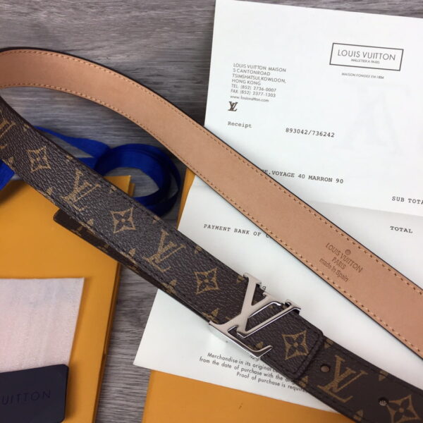 1:1 Replica Louis Vuitton LV Iconic Reversible Belt Monogram Canvas, LV Women Belt M0527V