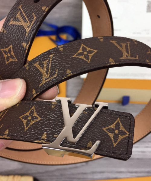 1:1 Replica Louis Vuitton LV Iconic Reversible Belt Monogram Canvas, LV Women Belt M0527V
