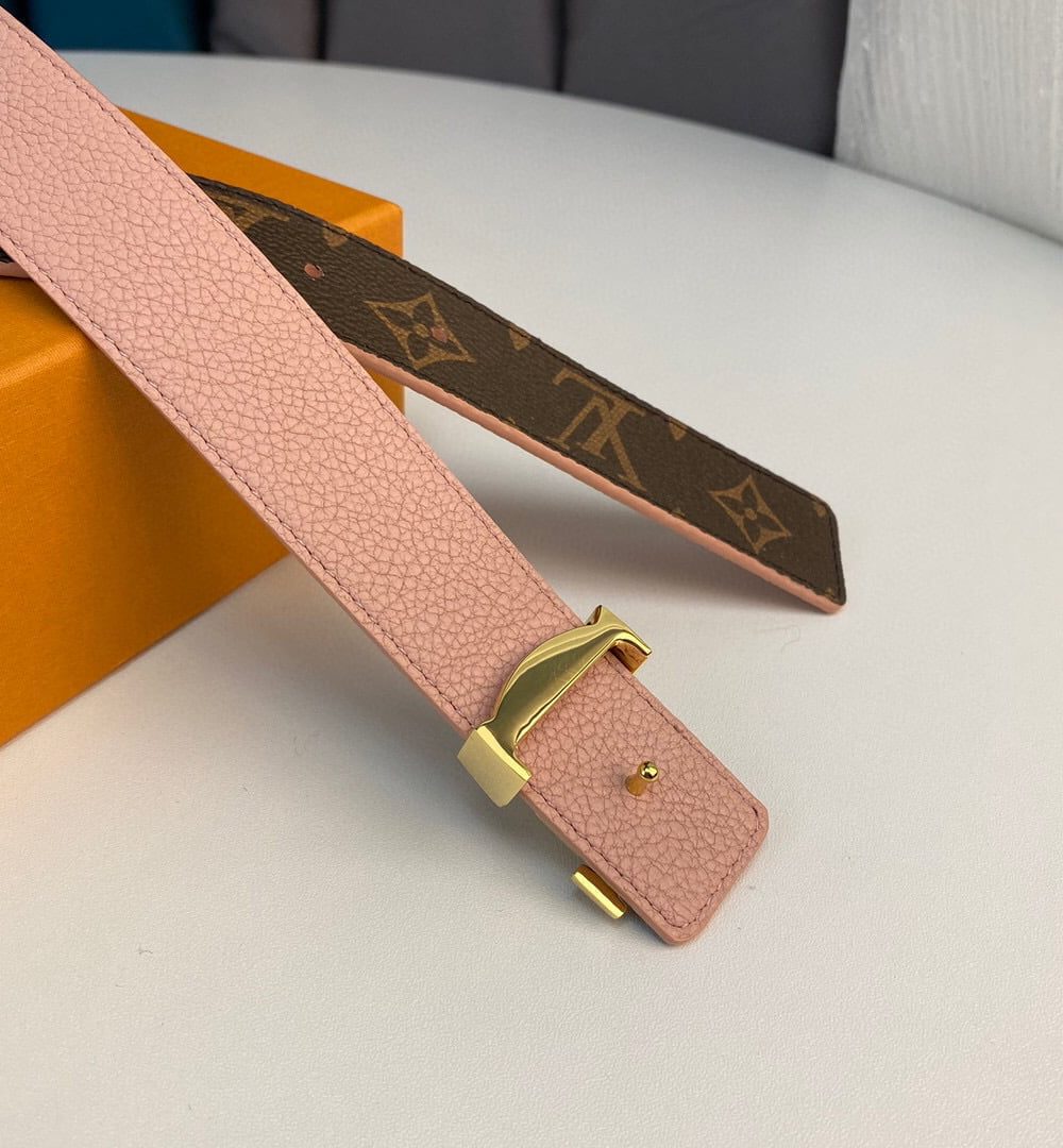 1:1 Replica Louis Vuitton LV Iconic Reversible Belt Monogram Canvas, LV Women Belt M0557V