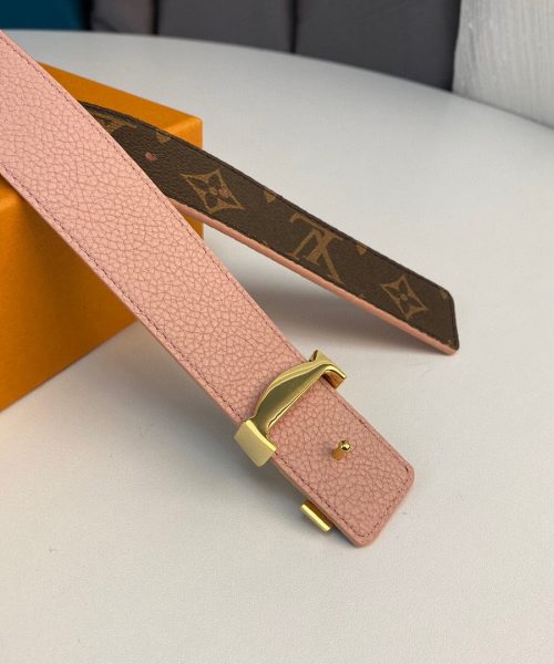 1:1 Replica Louis Vuitton LV Iconic Reversible Belt Monogram Canvas, LV Women Belt M0557V