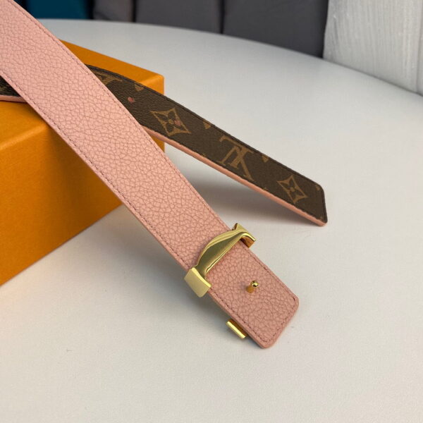1:1 Replica Louis Vuitton LV Iconic Reversible Belt Monogram Canvas, LV Women Belt M0557V