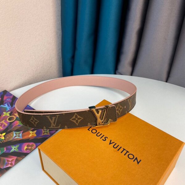 1:1 Replica Louis Vuitton LV Iconic Reversible Belt Monogram Canvas, LV Women Belt M0557V
