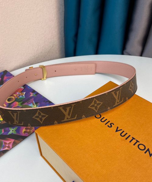 1:1 Replica Louis Vuitton LV Iconic Reversible Belt Monogram Canvas, LV Women Belt M0557V