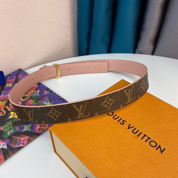 1:1 Replica Louis Vuitton LV Iconic Reversible Belt Monogram Canvas, LV Women Belt M0557V