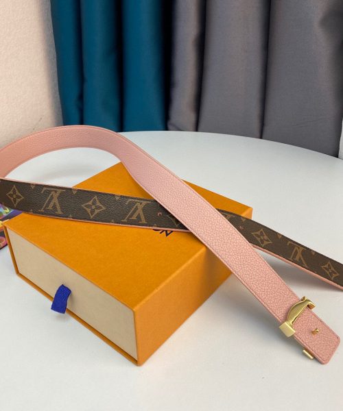 1:1 Replica Louis Vuitton LV Iconic Reversible Belt Monogram Canvas, LV Women Belt M0557V
