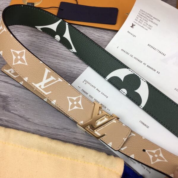1:1 Replica Louis Vuitton LV Iconic Reversible Belt Monogram, LV Women Belt