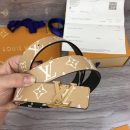 1:1 Replica Louis Vuitton LV Iconic Reversible Belt Monogram, LV Women Belt