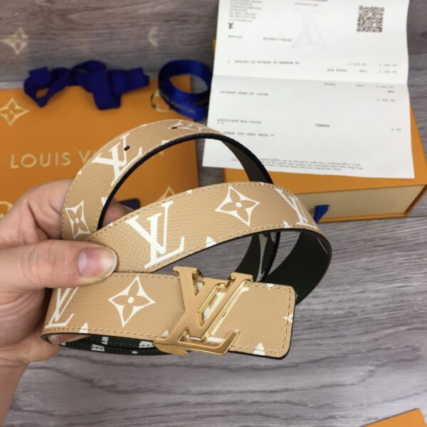 1:1 Replica Louis Vuitton LV Iconic Reversible Belt Monogram, LV Women Belt