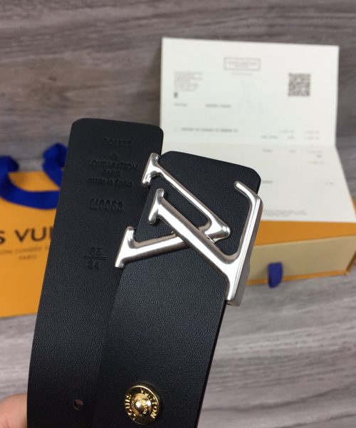 1:1 Replica Louis Vuitton LV Iconic Reversible Belt Silver Toned Hardware LV Women Belt
