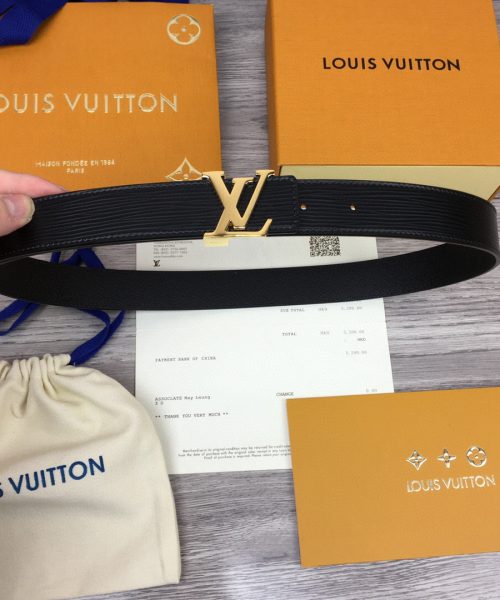 1:1 Replica Louis Vuitton LV Initiales Reversible Belt Epi, LV Women Belt