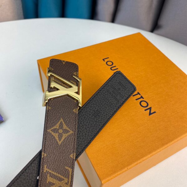 1:1 Replica Louis Vuitton LV Initiales Reversible Belt Monogram Canvas, LV Women Belt