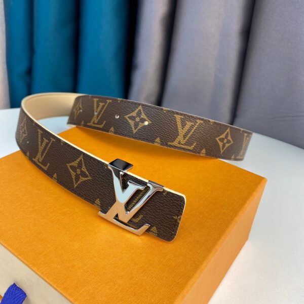 1:1 Replica Louis Vuitton LV Initiales Reversible Belt Monogram Canvas, LV Women Belt