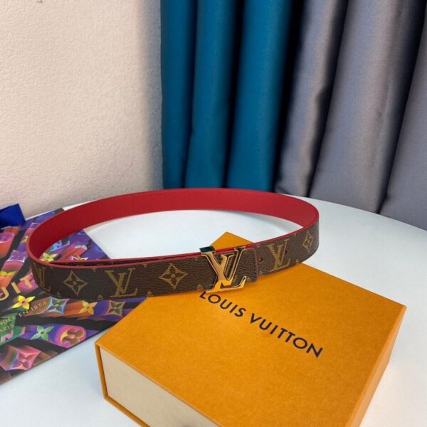 1:1 Replica Louis Vuitton LV Initiales Reversible Belt Monogram Canvas, Woment Belt M0322T