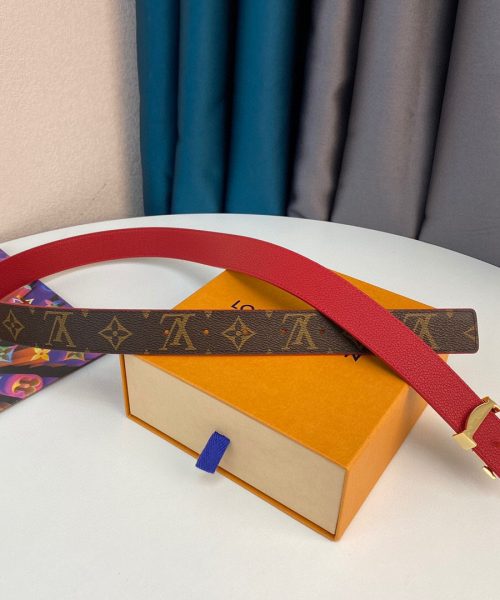 1:1 Replica Louis Vuitton LV Initiales Reversible Belt Monogram Canvas, Woment Belt M0322T