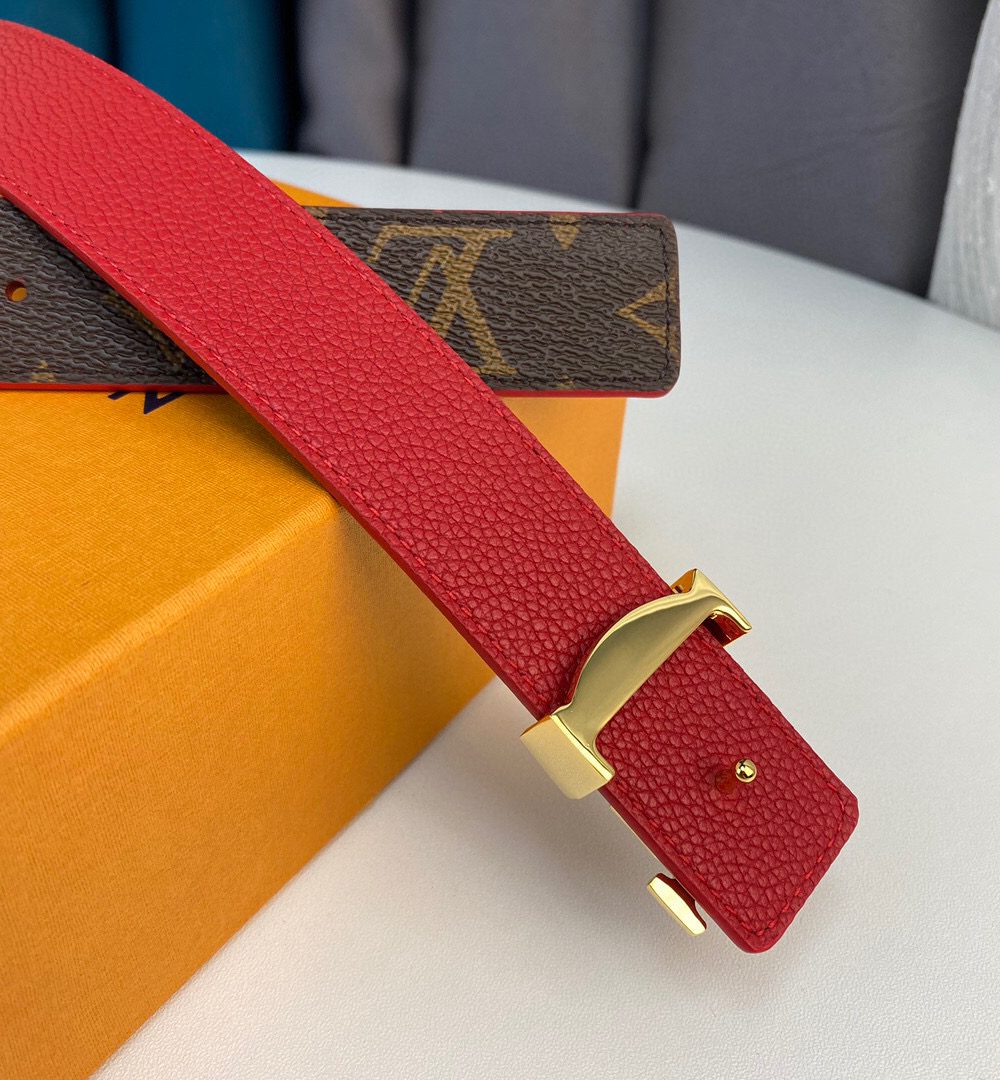 1:1 Replica Louis Vuitton LV Initiales Reversible Belt Monogram Canvas, Woment Belt M0322T