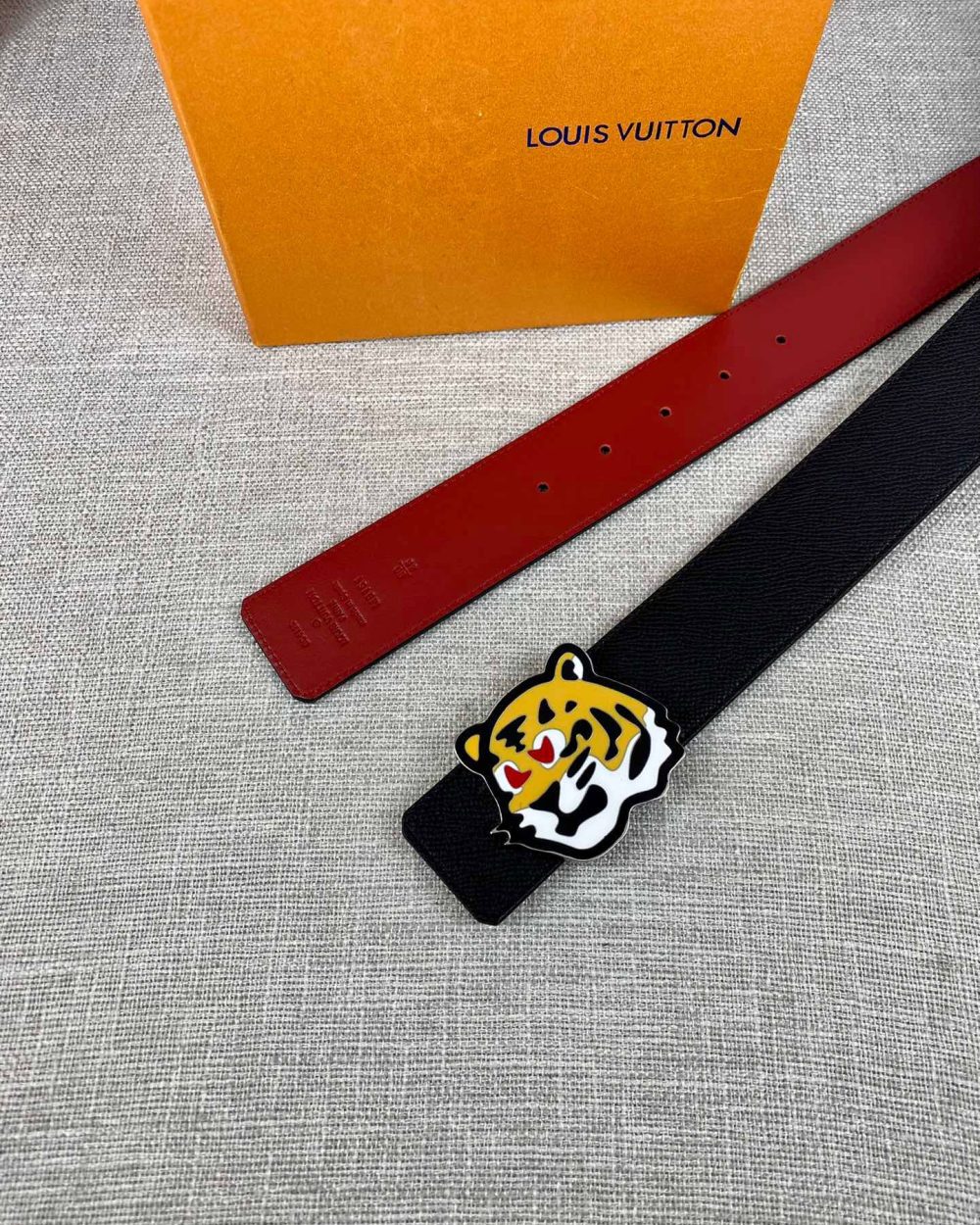 1:1 Replica Louis Vuitton LV Made Reversible Belt Taurillon Black, LV Women Belt