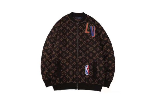 Louis Vuitton LV-NBA Graphic Blouson Jacket Brown For Men