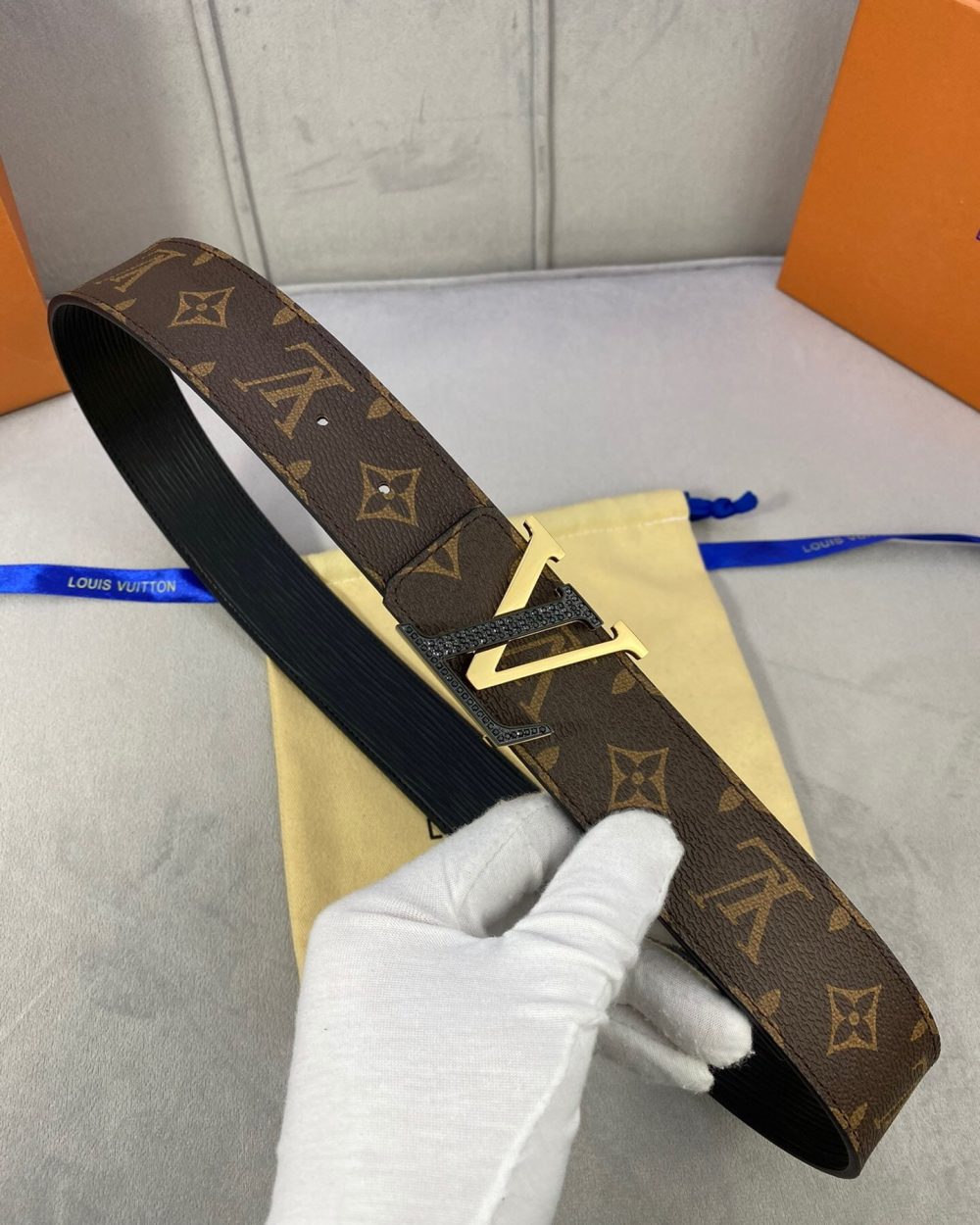 1:1 Replica Louis Vuitton LV Reversible Belt Monogram Canvas, LV Women Belt