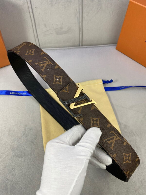 1:1 Replica Louis Vuitton LV Reversible Belt Monogram Canvas, LV Women Belt