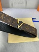 1:1 Replica Louis Vuitton LV Reversible Belt Monogram Canvas, LV Women Belt