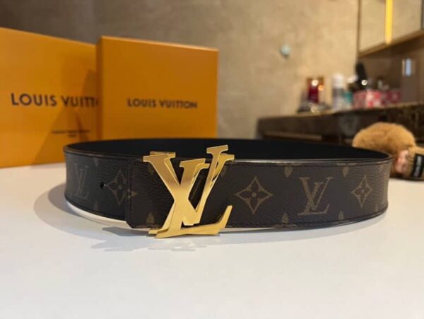 1:1 Replica Louis Vuitton LV Shake Reversible Belt Monogram Canvas Brown, LV Women Belt
