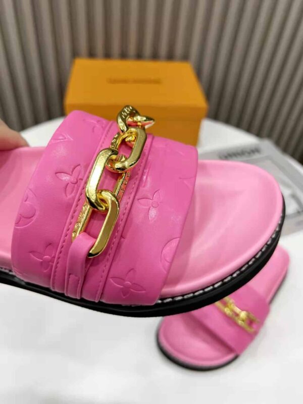 Louis Vuitton LV Sunset Flat Comfort Mule Pink For Women LV 1A9RAW
