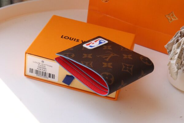 Louis Vuitton LV X NBA Multiple Wallet Monogram Canvas For Men, Men's Wallet 12cm LV M80105