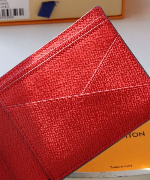 1:1 Replica Louis Vuitton LV x NBA Multiple Wallet Monogram Canvas For Men, Men's Wallet 4.5in/11.5cm LV M80105