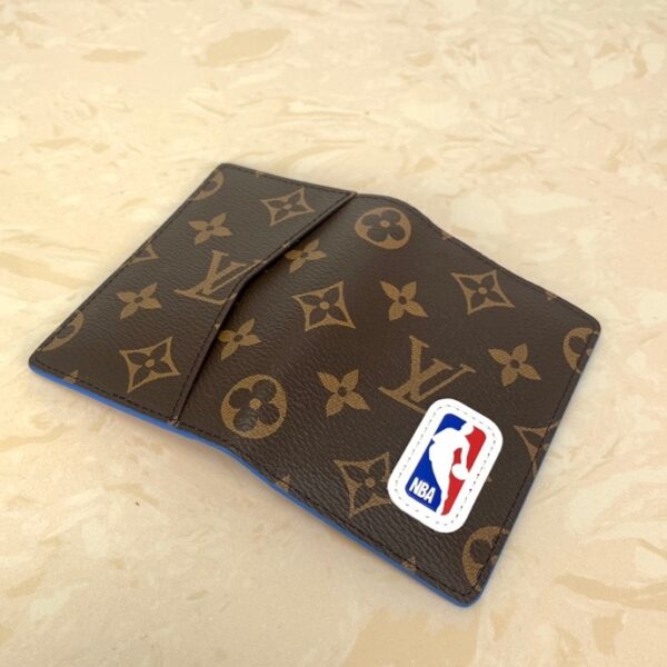 Louis Vuitton LV x NBA Pocket Organizer Monogram Canvas For Men, Men's Wallet 4.3in/11cm LV M80104