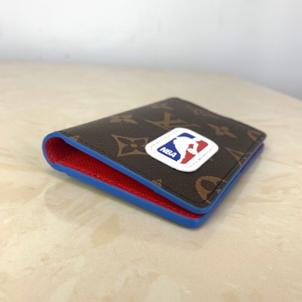 Louis Vuitton LV x NBA Pocket Organizer Monogram Canvas For Men, Men's Wallet 4.3in/11cm LV M80104