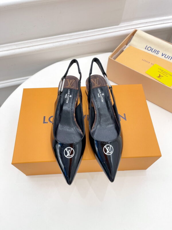Louis Vuitton Magnetic Slingback Pump Black For Women LV 1A9O7U