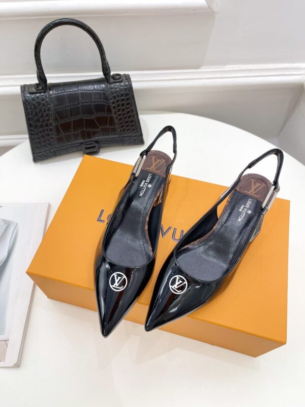 Louis Vuitton Magnetic Slingback Pump Black For Women LV 1A9O7U