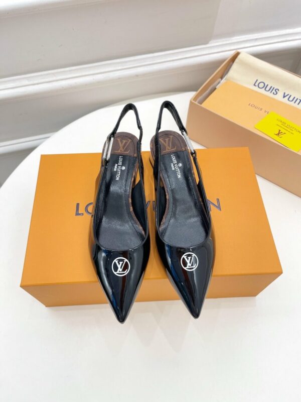 Louis Vuitton Magnetic Slingback Pump Black For Women LV 1A9O7U