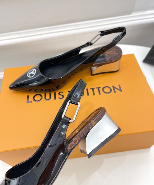Louis Vuitton Magnetic Slingback Pump Black For Women LV 1A9O7U
