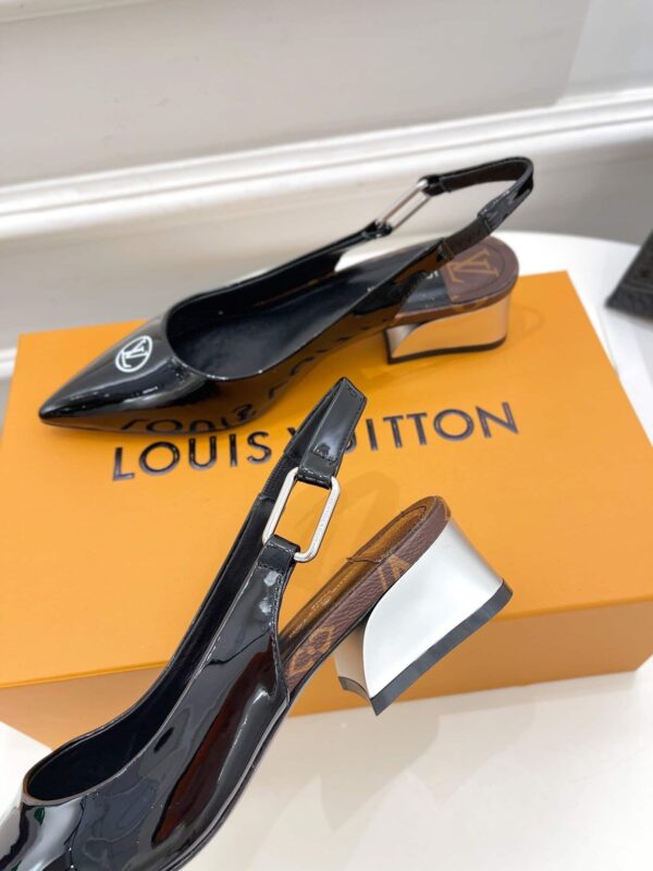 Louis Vuitton Magnetic Slingback Pump Black For Women LV 1A9O7U