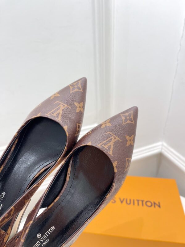Louis Vuitton Magnetic Slingback Pump Brown For Women LV