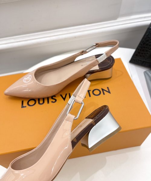 Louis Vuitton Magnetic Slingback Pump Nude For Women LV