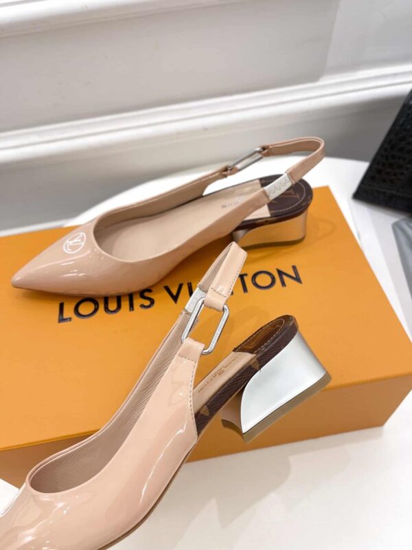 Louis Vuitton Magnetic Slingback Pump Nude For Women LV